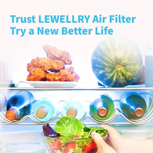 فلتر هواء LEWELLRY 6 قطع LT120f متوافق مع فلتر هواء LG LT120F، فلتر هواء Kenmore 46-9918، فلتر 9918، ADQ73214402، ADQ73214404، فلتر هواء LMZS30776S، ADQ73334008 LG فلتر هواء للثلاجة in Kuwait