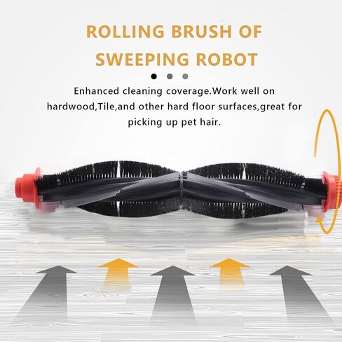 Bopfimer 1pcs Replacement Combo Roller Brush for Neato XV-21 XV Signature XV-11 XV-12 XV-15 XV-14 Curved Combo Roller Brushes in Saudi Arabia