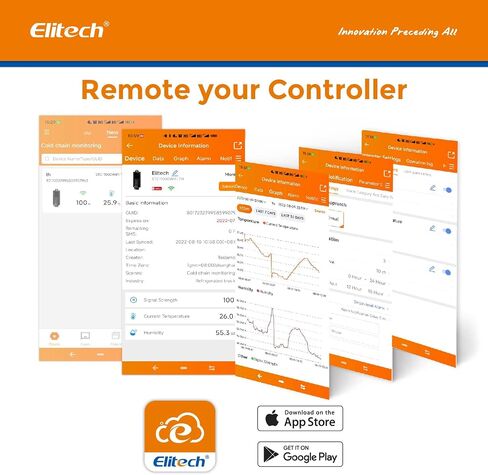 Elitech STC-1000 TH Temperature and Humidity Controller T&H Non-WiFi Cooling Heating Switch On-Off Thermostat for Heat Pad Reptile Aquarium Homebrew Freezer -40~230°F Pre-Wired Outlets 110V 1100W 10A in Saudi Arabia