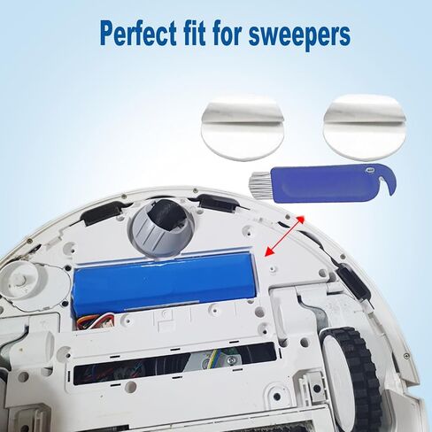 Palogreen BRR-2P4S-5200S بطارية بديلة 6700 مللي أمبير في الساعة لـ Xiaomi Mijia Xiaowa Roborock S50 S51 S52 S55 MiJia S5 S6 Pure T4 T6 الجيل الأول والثاني من المكنسة الكهربائية الروبوتية in Kuwait