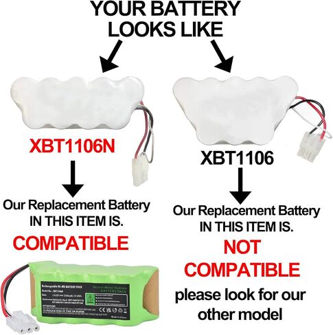 بطارية Batmax 10.8V لسمك القرش XBT1106N SV1110 SV1106N SV1110N SV11O6N SV116N Freestyle Navigator مكنسة كهربائية لاسلكية in Saudi Arabia