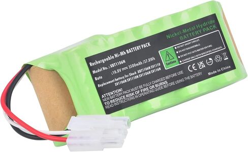 بطارية Batmax 10.8V لسمك القرش XBT1106N SV1110 SV1106N SV1110N SV11O6N SV116N Freestyle Navigator مكنسة كهربائية لاسلكية in Saudi Arabia