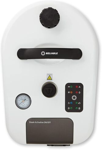منظف ​​بخار Brio Plus 400CC موثوق به، 22 ملحقًا، ضغط 72 رطل لكل بوصة مربعة، ينظف البلاط متعدد الأغراض، الجص، الأرضيات الصلبة، السيارات، النوافذ، والمزيد، إعدادات باخرة قابلة للتعديل، تقنية بخار غير محدودة in Kuwait