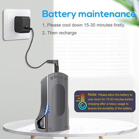21.6V HIGH Output 4600mAh XSBT620 Battery for Shark Cordless Vacuum IZ162H IZ163H IZ362H IZ363H Pet Pro XSBT620 w/Adapter in Saudi Arabia