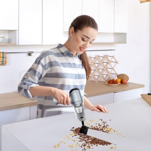 Tipcoo Cordless Car Vacuum Cleaner -3-in-1 Handheld Vacuum Cleaner with Brushless Motor, 15000PA High Power Mini Vacuum Cleaner for Car/Office/Home, to inflate/Deflate for Swimming Ring/Vacuum Bag in Kuwait