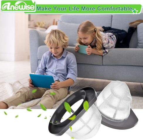 Anewise 4 عبوات 2033 استبدال فلتر وزن الريشة لبيسيل ريشة الوزن عصا خفيفة الوزن بدون كيس مكنسة 2033، 20331، 20333، 20334، 20336، 20339، 2033M، قارنه بالجزء #1611508 in Kuwait