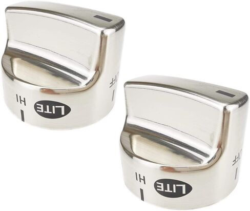 مقبض استبدال الموقد السطحي 318282310 من Aebor متوافق مع بعض نطاق غاز فريجيدير كينمور/الفرن/الموقد (قطعتان) in Kuwait