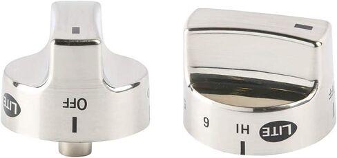 مقبض استبدال الموقد السطحي 318282310 من Aebor متوافق مع بعض نطاق غاز فريجيدير كينمور/الفرن/الموقد (قطعتان) in Kuwait