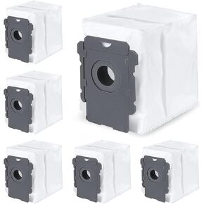 6 Pack Replacement Vacuum Bags Compatible with iRobot Roomba i3, i3+, i4, i4+, i6, i6+, i7, i7+, i7Plus, i8, i8+, s9, s9+, s9Plus, j7, j7+, i & s & j Series Clean Base Automatic Dirt Disposal Bags in Saudi Arabia