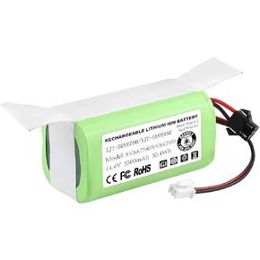 Powilling Upgraded 2 in 1 3.0Ah Replacement for Shark Ion Robot RVBAT850 RVBAT700 Battery 14.4V with 2Prong and 3Prong Compatible with RV700,R75,R85,RV720,RV725,RV750,RV850,UR1000SR,RV700_N Model in Saudi Arabia
