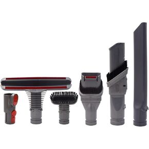 3 Pcs/Set Handheld Tool Attachment Kit &Crevice Tool &Wide Nozzle Brush Tool &Stiff Bristle Brush for Dyson DC35 DC45 DC58 DC59 DC62 V6 DC08 DC48