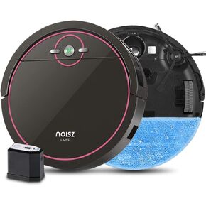 by ILIFE S5 Pro Robot Vacuum and Mop 2 in 1, ElectroWall, Automatic Self-Charging, Water Tank，Tangle-Free, Quiet, Ideal for Pet Care, Hard Floor and Low Pile Carpet, Black in Saudi Arabia