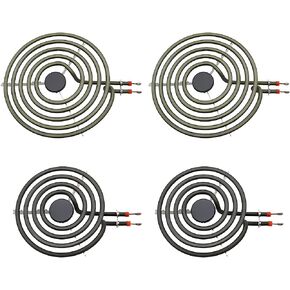 Siwdoy (Pack of 4) MP22YA Electric Range Burner Element Unit Set - 2 pcs MP15YA 6" and 2 pcs MP21YA 8" in Kuwait