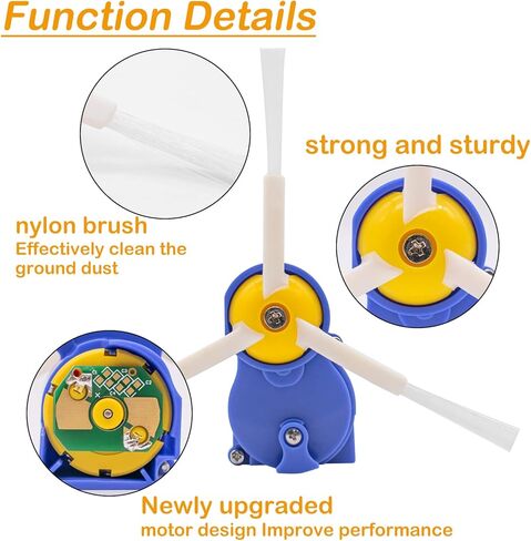 Coodss الجانب فرشاة استبدال وحدة المحرك ل iRobot Roomba 500 600 700 800 560 570 650 78 900 860 870 880 890 960 980 مكنسة كهربائية in Kuwait