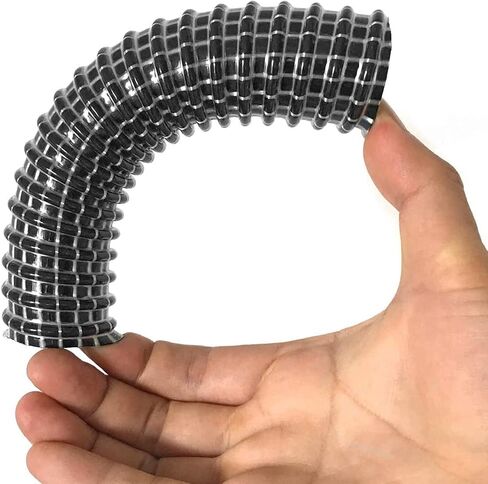 KTWT خرطوم فوهة سفلي بمحرك مقاس 6 بوصة × 1.25 بوصة معرف لصاروخ القرش HV300 HV302 HV321 مكنسة كهربائية سوداء (عبوتان) in Kuwait