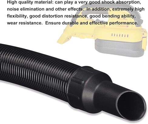 Haiouus 5140027-25 Replacement Vacuum Hose Compatible With DeWalt Air compressor, Fits DC515B Type 1, DC515K Type 1, DC515P Type 1,DC515, DC515K Models in Saudi Arabia