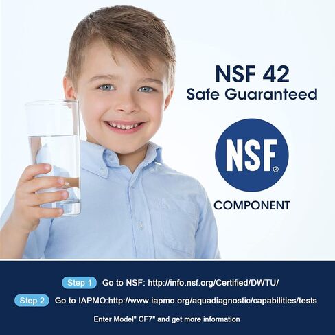 Crystala DA29-00020B Water Filter Replacement, NSF 42 Certified Compatible Samsung Filter DA29, HAF CIN EXP Water Filter, DA97-08006A Water Filter Samsung Water Filter Replacement (1 Pack) in Kuwait