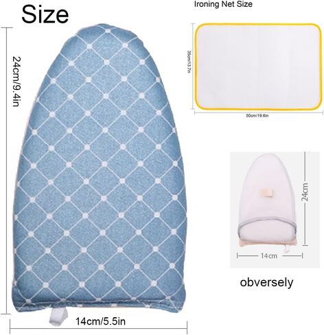 TUYRIEDSA Garment Steamer Ironing Glove,Waterproof Mini Ironing Board with Finger Loop Heat Resistant Small Ironing Board for Handheld Steamer and Ironing mesh pad Sticky Brush,Good Gifts for Wife Mom in Kuwait