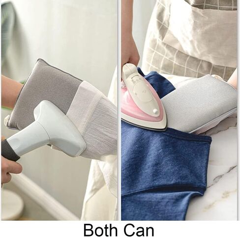 TUYRIEDSA Garment Steamer Ironing Glove,Waterproof Mini Ironing Board with Finger Loop Heat Resistant Small Ironing Board for Handheld Steamer and Ironing mesh pad Sticky Brush,Good Gifts for Wife Mom in Kuwait
