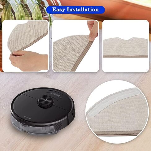 NB 10 قطع استبدال ستوكات كامل قابل للغسل التطهير وسادات ممسحة قماش الخرق متوافق ل XiaoMi Roborock S5 Max S6 Pure S6 MaxV S5 S51 S50 S55 Xiaowa E25 E35 أجزاء مكنسة كهربائية in Kuwait