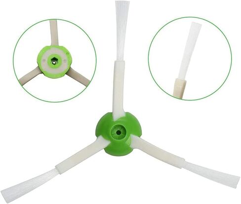 ILOSCIE Replacement Parts Kit for Roomba i7 i7+ i6+ i3+ Plus Vacuum,2 Set Multi-Surface Rubber Brushes & 10 High-Efficiency HEPA Filters & 10 Edge-Sweeping Side Brushes & 6 Dirt Disposal Bags in Saudi Arabia