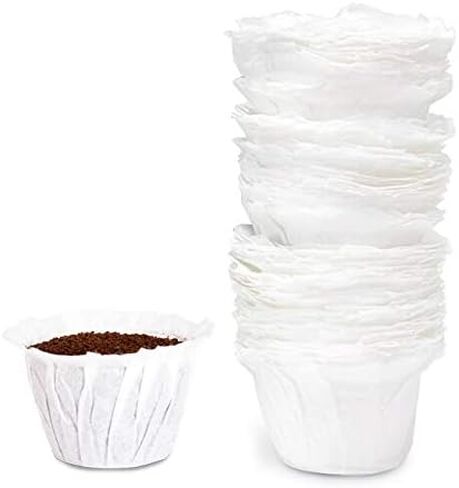 Perfect Pod Café Filter Paper Liners for Reusable K-Cup Coffee Pods, 100 Ct | 100% Biodegradable Paper, Fits Most Refillable Coffee Pods, Traps Sediment and Oils for Smoother Coffee and Easy Cleanup in Kuwait