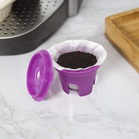 Perfect Pod Café Filter Paper Liners for Reusable K-Cup Coffee Pods, 100 Ct | 100% Biodegradable Paper, Fits Most Refillable Coffee Pods, Traps Sediment and Oils for Smoother Coffee and Easy Cleanup in Kuwait