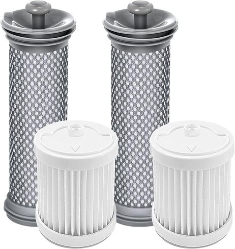 2 فلتر مسبق و2 فلتر هيبا بديل لفلتر تينيكو متوافق مع تينيكو A10/A11 هيرو، A10/A11 ماستر، بيور ون S11، PWRHERO11 سناب مكنسة كهربائية لاسلكية in Kuwait