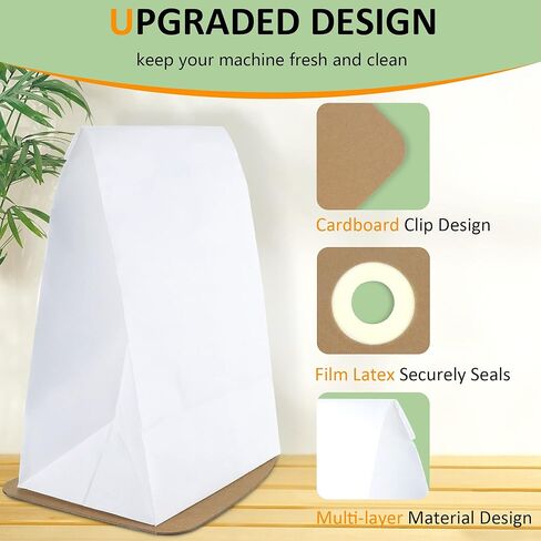 أكياس مكنسة كهربائية مطورة بديلة للمكنسة الكهربائية Eureka Mighty Canister 3670 و3680 Series MM أكياس مكنسة كهربائية 60295A، 60295B، 60295C و60297A، 36 كيسًا in Kuwait