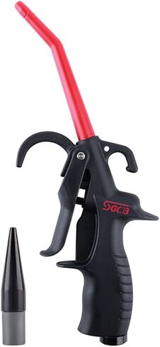 SGCB Pro Air Pressure Blow Gun Adjustable Air Flow High Power 230 Max PSI Air Nozzle Blow Gun Trigger Angle Ben Jet Nozzle Rubber Tip 1/4" Air Inlet Adapt To Air Compressor For Car Clean Care Detail in Saudi Arabia