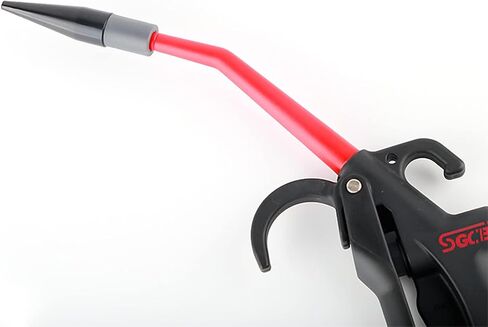SGCB Pro Air Pressure Blow Gun Adjustable Air Flow High Power 230 Max PSI Air Nozzle Blow Gun Trigger Angle Ben Jet Nozzle Rubber Tip 1/4" Air Inlet Adapt To Air Compressor For Car Clean Care Detail in Saudi Arabia