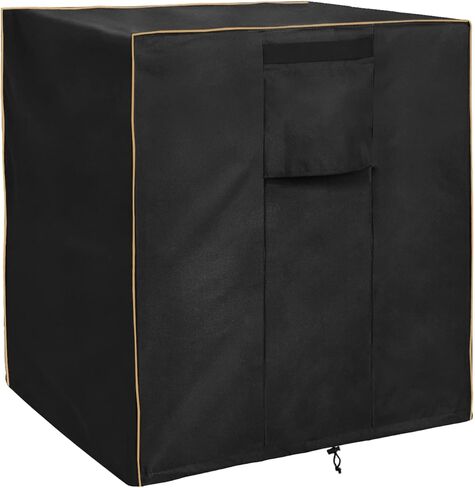 غطاء مكيف الهواء LSongSKY للوحدات الخارجية، غطاء مكيف هواء خارجي مقاوم للماء وشديد التحمل، يناسب حتى 36 × 36 × 39 بوصة، بيج ورمادي وأخضر in Kuwait