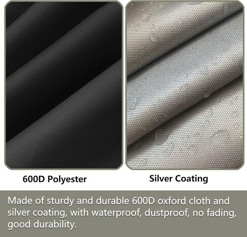 غطاء مكيف الهواء LSongSKY للوحدات الخارجية، غطاء مكيف هواء خارجي مقاوم للماء وشديد التحمل، يناسب حتى 36 × 36 × 39 بوصة، بيج ورمادي وأخضر in Kuwait