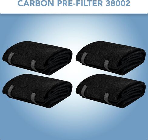 CFS – Pack of 1, Premium Cut-to-Fit Activated Carbon Pre-Filter Pad Compatible with 38002 Models – Fresh & Filtered Air for Indoor and Home – Charcoal Air Filter Sheet – 16" x 48" – Black in Saudi Arabia