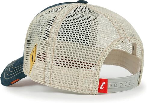 ililily Premium Road Trip Vintage Distressed Snapback Trucker Hat Baseball Cap in Kuwait