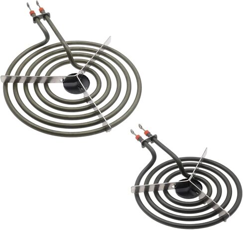 Siwdoy (Pack of 4) MP22YA Electric Range Burner Element Unit Set - 2 pcs MP15YA 6" and 2 pcs MP21YA 8" in Kuwait