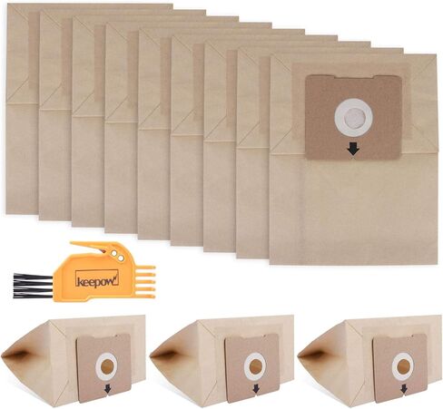 KEEPOW 18 PCS Dust Bags Compatible with Bissell Zing Canister Models, Replacement Bags Compare to Part Number 2138425 in Kuwait