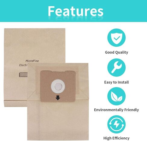 KEEPOW 18 PCS Dust Bags Compatible with Bissell Zing Canister Models, Replacement Bags Compare to Part Number 2138425 in Kuwait