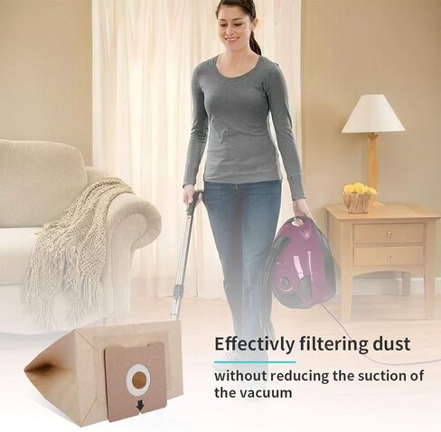 KEEPOW 18 PCS Dust Bags Compatible with Bissell Zing Canister Models, Replacement Bags Compare to Part Number 2138425 in Kuwait