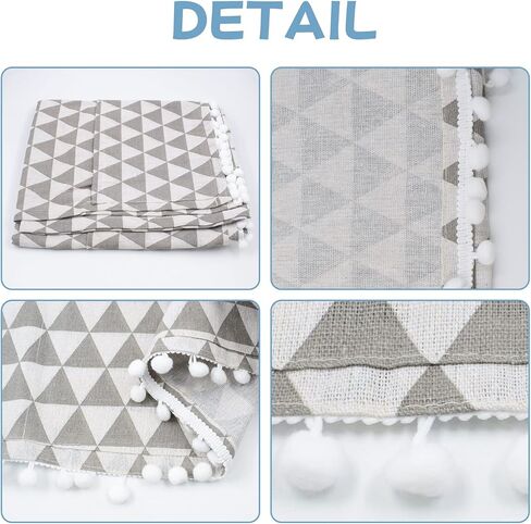 Washer And Dryer Covers for The Top, Fridge Dust Cover Washing Machine Cover With Storage Bags Washing Machine Protector Mat for Home and Kitchen Laundry 27.5 * 67in(Gray, Triangle) in Saudi Arabia