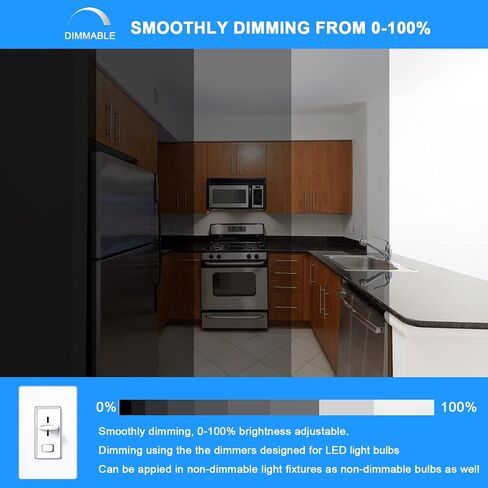 TAIYALOO LED Microwave Light Bulbs Under Hood 60W Equivalent, E17 LED Bulb Dimmable for Range Hood, Refrigerator, 7W 630 Lumens, LED Appliance Light Bulb Over Stove, Daylight White 6000K, 2 Pack in Kuwait