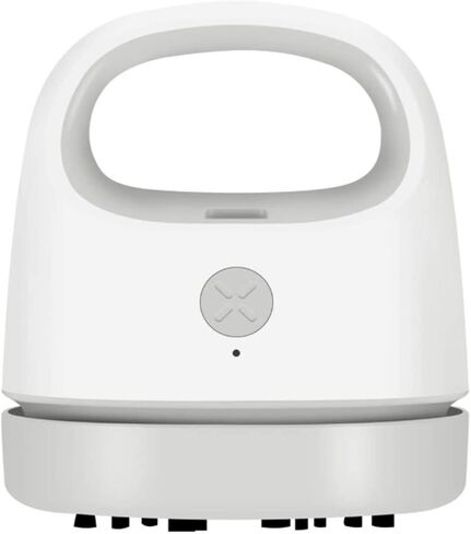 MODERN SOLUTIONS Desktop Vacuum Cleaner with USB Charging & Dual Mode Suction, Mini Vacuum for Dust, Keyboards, Crumbs, Hair, Paper Shavings, Detachable Easy to Clean Design with Nozzle Cleaning Brush in Saudi Arabia
