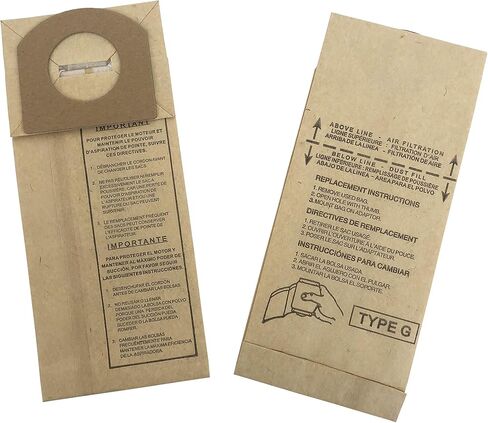 QCQueencleano (36-Pack) Vacuum Cleaner Bags Compatible with Royal Dirt Devil Type G Handheld Vacuum Replacement for 3010347001, 3010348001 in Saudi Arabia