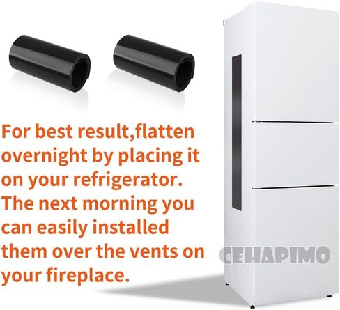 Fireplace Magnetic Vent Covers(36" L x 4" W)-Magnetic Fireplace Draft Stopper in Saudi Arabia