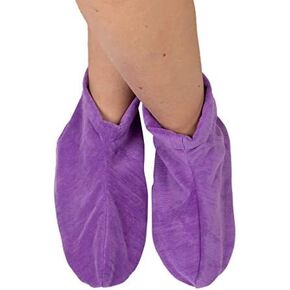 Bed Buddy Foot Warmers with Aromatherapy - Heated Slippers and Feet Warmers for Women - Microwavable Slippers for Women, Lavender Scented, 1 Pair