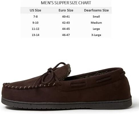 Dearfoams Men's Microsuede Moccasin with Tie Slipper in Saudi Arabia