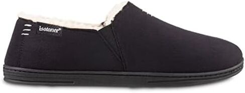isotoner Men's Recycled Microsuede Nigel Eco Slippers with Advanced Memory Foam and Berber Lining in Saudi Arabia