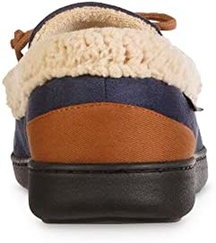 isotoner Men's Indoor/Outdoor Slip-on Vincent Microsuede Moccasin Slippers With Memory Foam Comfort in Saudi Arabia