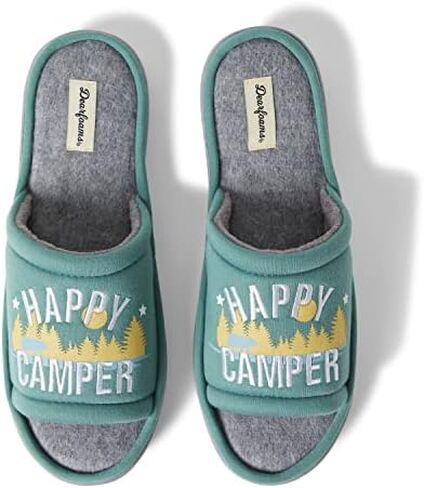 Dearfoams Men's Lennox Indoor/Outdoor Camping Summer Slide Slipper in Saudi Arabia