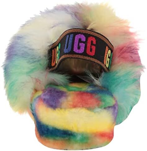 UGG All Gender Adult Fluff Yeah Pride Slipper in Saudi Arabia